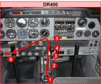 DR400 - Chemin gestuel panne moteur